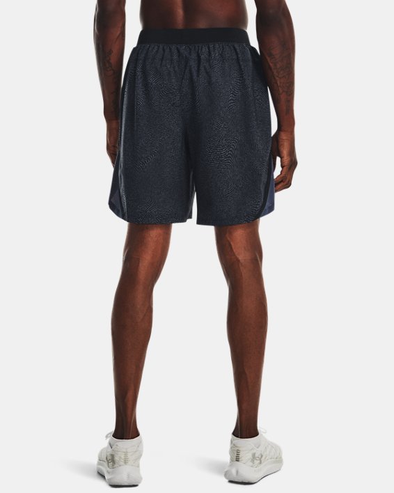 Men's UA Launch 7'' Printed Shorts in Gray image number 1
